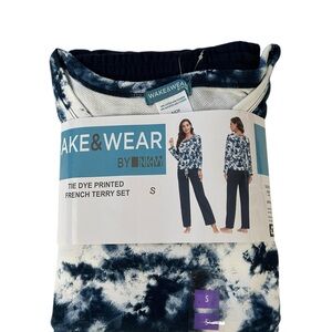 INK & IVY | Wake & Wear Tie Dye French Terry Set - Blue